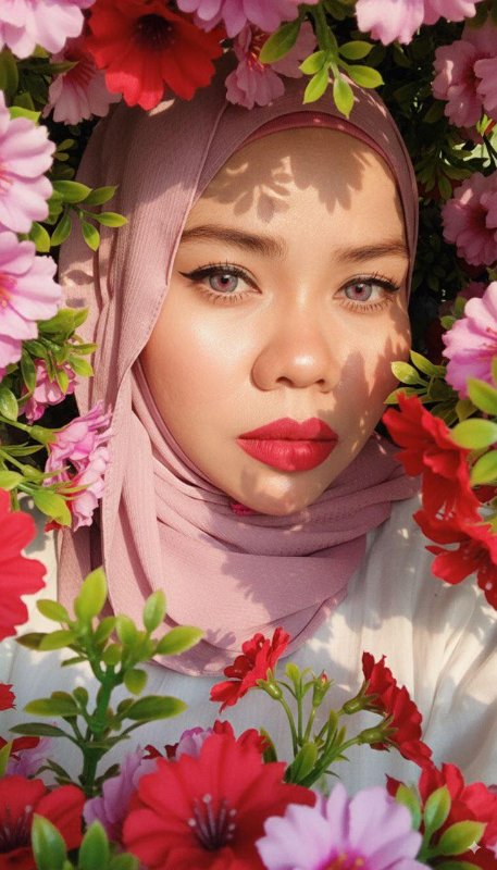 A Close-Up Portrait of Natural Beauty