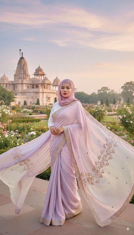 A Dreamy Indian Saree Portrait