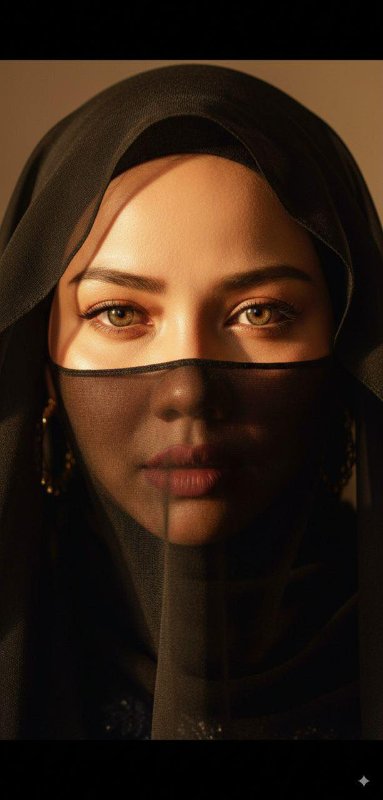 A Cinematic Portrait in Gold and Shadows