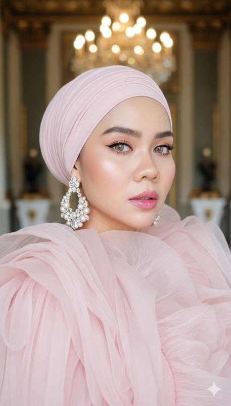 Elegance in Pastel: A Hyper-Realistic Portrait of Grace