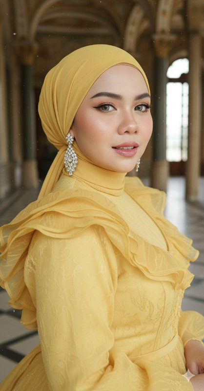 Regal Elegance: Hyper-Realistic Close-Up Portrait